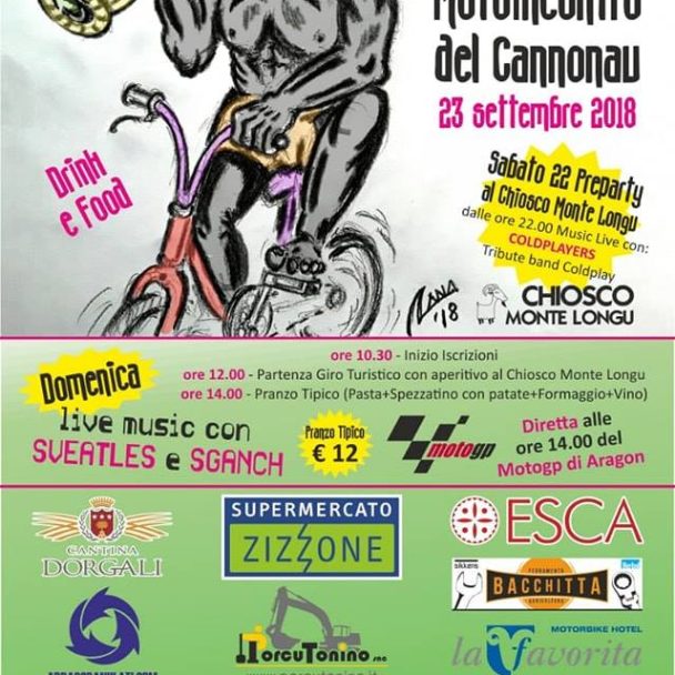 23° Motoincontro del Cannonau – 23 settembre 2018 Cala Gonone Dorgali 23° Motoincontro del Cannonau – 23 settembre 2018 Cala Gonone Dorgali