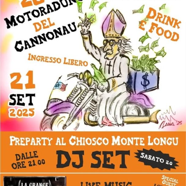 28° Motoraduno del Cannonau – 21 settembre 2025 Cala Gonone Dorgali