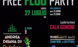 FREE FLUO Party – Sabato 27 luglio 2019 – Loc. Iscrittiorè Cala Gonone